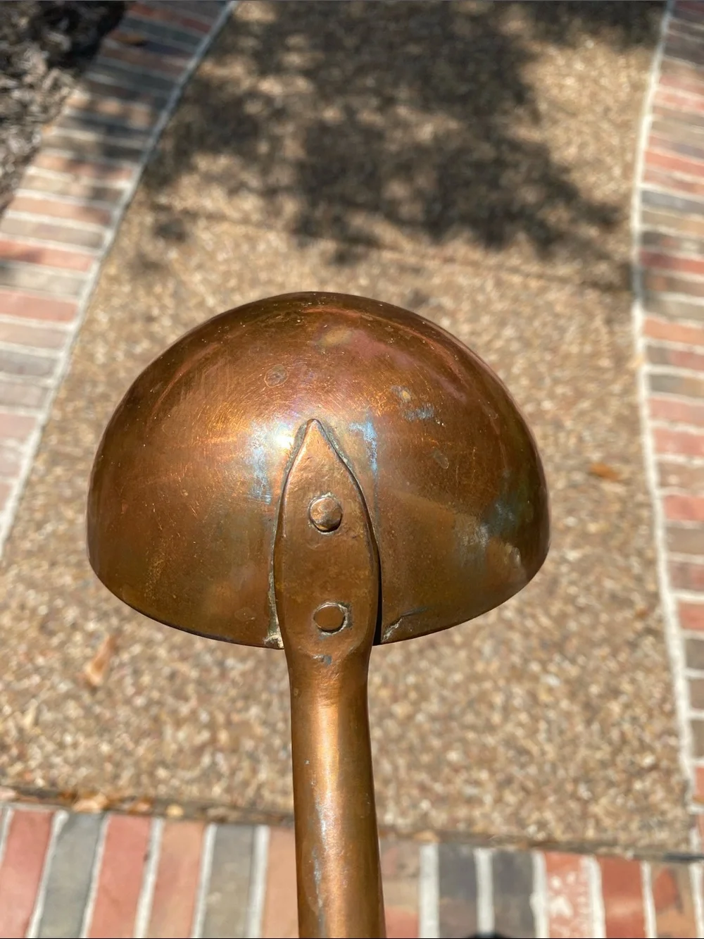 Decorative Hanging Copper Ladle Wall Accent